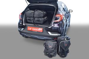 Car-Bags Renault Captur II (2019-heden) 6-Delige Reistassenset zwart