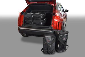 Car-Bags Peugeot 2008 II (2019-heden) 6-Delige Reistassenset zwart