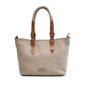 Berba Leren Shopper Barbarossa Femme 825-313 Grijs