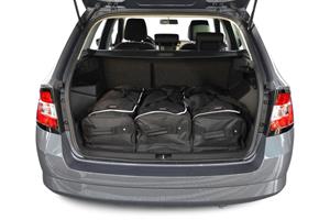 Car-Bags Skoda Fabia II Combi (2007-2014) 6-Delige Reistassenset zwart