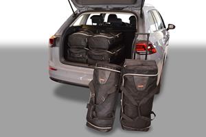Car-Bags Volkswagen Golf VIII Variant (2020-heden) 6-Delige Reistassenset zwart