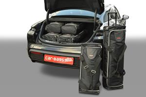 Car-Bags Porsche Taycan (2019-heden) 6-Delige Reistassenset zwart