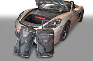 Car-Bags Porsche 718 Spyder (2019-heden) 2-Delige Reistassenset zwart