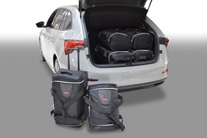 Car-Bags Skoda Scala (2019-heden) 6-Delige Reistassenset zwart