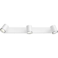 Philips Hue LED-plafondlamp voor badkamers 871951434089300 Hue White Amb. Adore Spot 3 flg. weiß 3x350lm inkl. Dimmschalter GU10 15 W