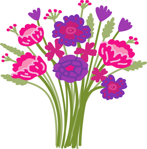 Boeketcadeau Boeket gemengd roze paars