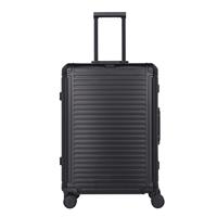 Travelite Next Aluminium 4 Wiel Trolley M black Harde Koffer