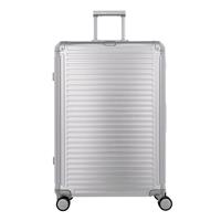 Travelite Next Aluminium 4 Wiel Trolley L silver Harde Koffer