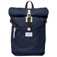 Sandqvist , Rucksack / Daypack Ilon Rolltop Backpack in dunkelblau, Rucksäcke für Damen
