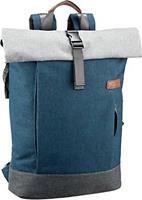 Zwei , Kurierrucksack Benno Be250 in blau, Rucksäcke für Damen