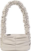 Ekonika , Tasche Tasche  Premium In Modischem Faltendesign in mittelgrau, Schultertaschen für Damen