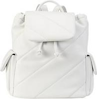 Ekonika , Rucksack Rucksack  Aus Weichem Naturleder in weiß, Rucksäcke für Damen