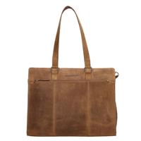 Hide & Stitches Idaho Dames Laptoptas 15,6 inch Bruin
