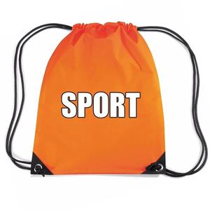 Bellatio Oranje Sport Rugtasje/ Gymtasje Kinderen - Gymtasje - Zwemtasje