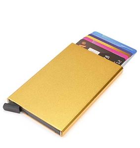 Figuretta Aluminium Hardcase Rfid Cardprotector Goud