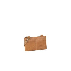 Justified Bags Â Deborah - Leer - Small - Schoudertas - Top Zip - Cognac