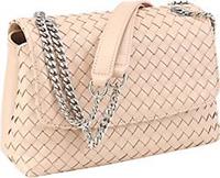 Ekonika , Tasche In Tollem Flechtdesign in beige, Schultertaschen für Damen