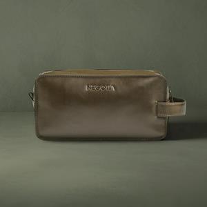 NEGOTIA Leather Finnian | Toilettas Donkerbruin