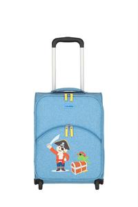Youngster 2 Wheel Kids Trolley pirate/blue Zachte koffer