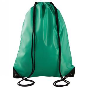 Bellatio Sport Gymtas/draagtas Grasgroen Met Rijgkoord 34 X 44 Cm Van Polyester - Gymtasje - Zwemtasje