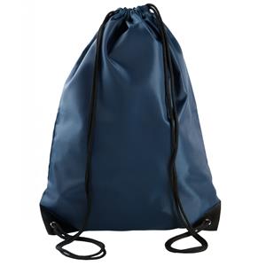 Bellatio Sport Gymtas/draagtas Navy Blauw Met Rijgkoord 34 X 44 Cm Van Polyester - Gymtasje - Zwemtasje