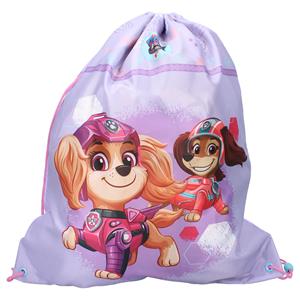 Paarse Paw Patrol Sport Gymtas / Rugzak 44 X 37 Cm Voor Kinderen - Gymtasje - Zwemtasje