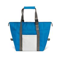 Trendoz Strand/picknick isolatie koeltas blauw 15 liter inhoud en x 33 x 18 cm -