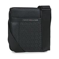 TOMMY HILFIGER, Umhängetasche Central Mini Crossover Pf22 in schwarz, Umhängetaschen für Herren