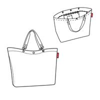 reisenthel Shopper XL, Einkaufstasche Shopping rot