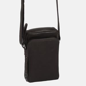 The Chesterfield Brand Hamilton Handy-Tasche - Echtleder - Dunkelbraun