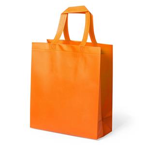 Draagtas/schoudertas/boodschappentas In De Kleur Oranje 35 X 40 X 15 Cm - Boodschappentassen
