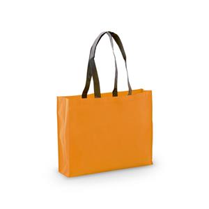 Draagtas/schoudertas/boodschappentas In De Kleur Oranje 40 X 32 X 11 Cm - Boodschappentassen