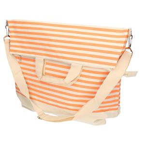 Strandtas Gestreept Oranje Florence 43 X 53 Cm trandtassen