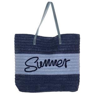 Shoppartners Strandtas Summer Blauw 38 X 40 Cm trandtassen