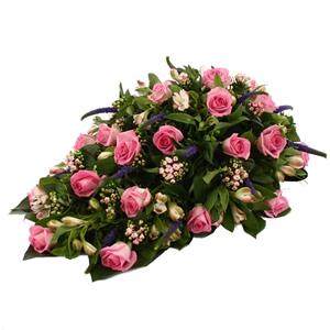 Rouwboeket.nl Rouwdruppel Rozen Bouvardia