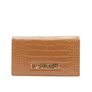 LOVE MOSCHINO Clutch, in modischer Reptil Optik