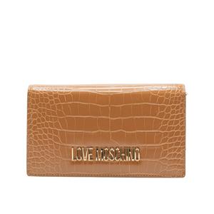 LOVE MOSCHINO Clutch, in modischer Reptil Optik