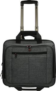 Enrico Benetti Frankfurt Laptop Trolley 17'' grey3 Zachte koffer