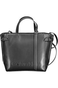 Calvin Klein Zwarte Polyester Dameshandtas