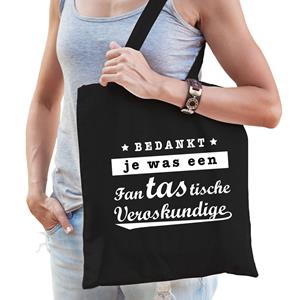 Bellatio Fantastische Verloskundige Cadeau Tas Zwart Voor Dames - Feest Boodschappentassen