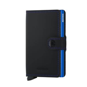 Secrid Mm miniwallet matte black & blue