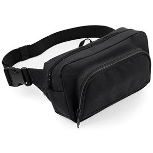 Bagbase Heuptas/fanny Pack Zwart Polyester Groot For