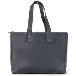 Plevier Dames Leren Shopper Laptoptas 15.6 inch Retro Hopper Antraciet