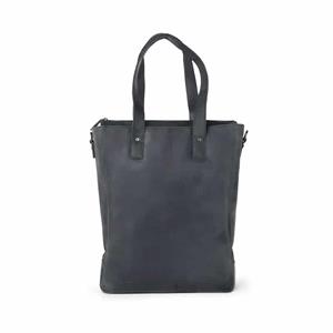 Plevier Dames Leren Shopper Laptoptas 15.6 inch Retro Jackson Antraciet