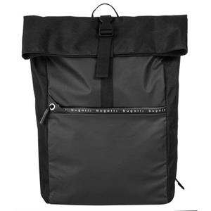 Bugatti , Kurierrucksack Blanc Delight Backpack With Roll in schwarz, Rucksäcke für Damen