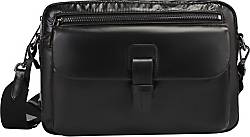 Ekonika , Tasche Mit Vielen Taschen in schwarz, Schultertaschen für Damen