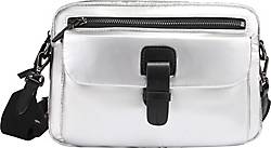 Ekonika , Schultertasche Mit Seperatem Außenfach in silber, Schultertaschen für Damen