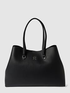 Tommy Hilfiger , Shopper Th Emblem Workbag Psp23 in schwarz, Shopper für Damen