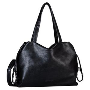 Tom Tailor , Liza Schultertasche 40 Cm in schwarz, Schultertaschen für Damen