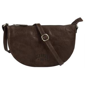 Klondike 1896 , Mountain Schultertasche Leder 29 Cm in dunkelbraun, Schultertaschen für Damen